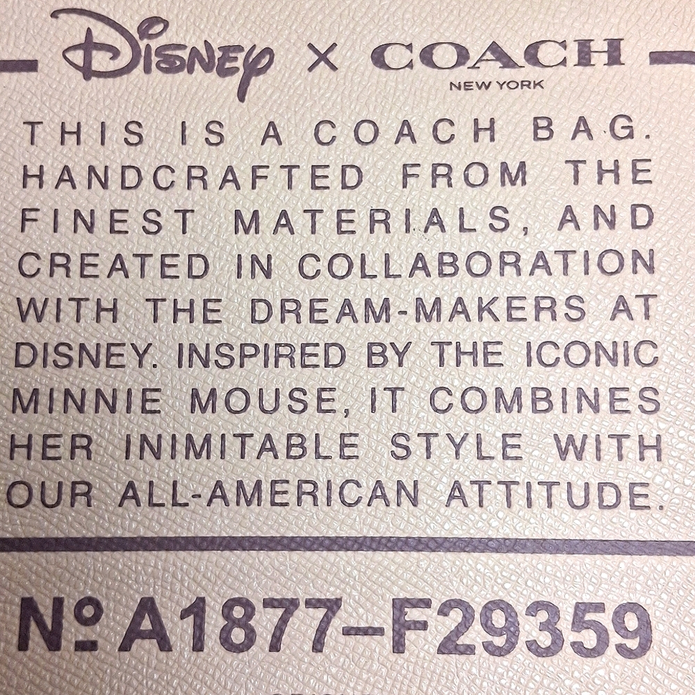 Coach X Disney Safiano Leather Clutch Pouch - Picture 3 of 16